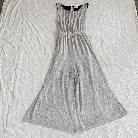 Anthropologie Meadow Rue alchemist metallic wide leg sleeveless jumpsuit - Picture 2 of 12